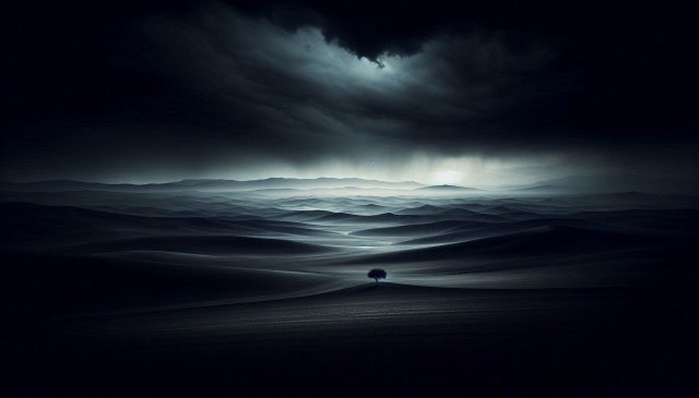 Loneliness by Artist Donna Perry